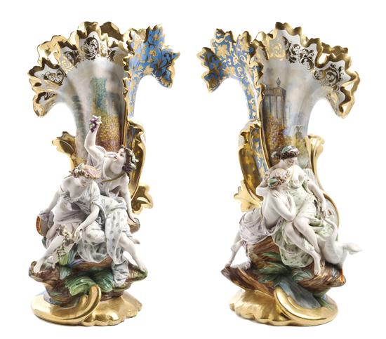 A Pair of Paris Porcelain Figural 155dd6