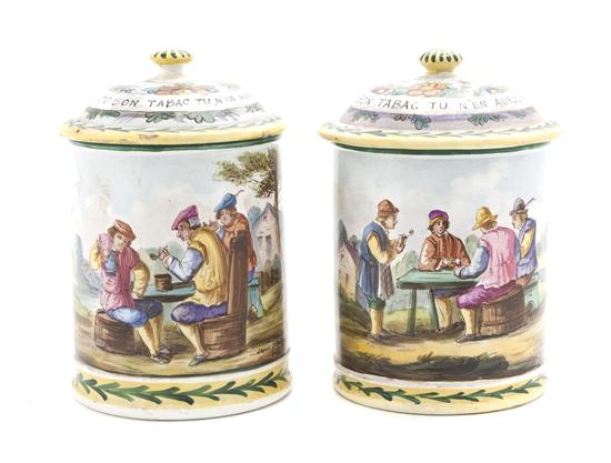 A Pair of French Faience Covered 155dd9