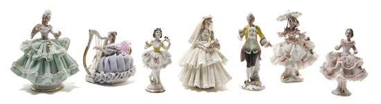 A Collection of Dresden Porcelain