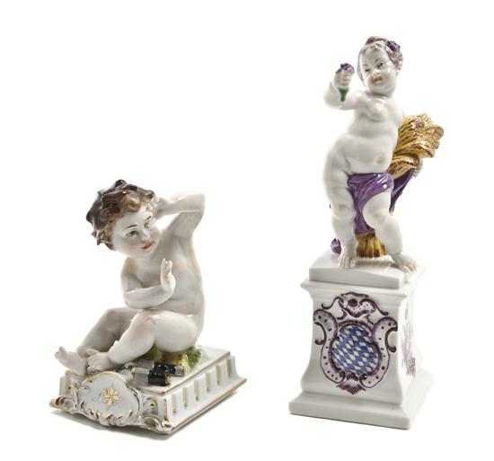 *Two German Porcelain Figures comprising
