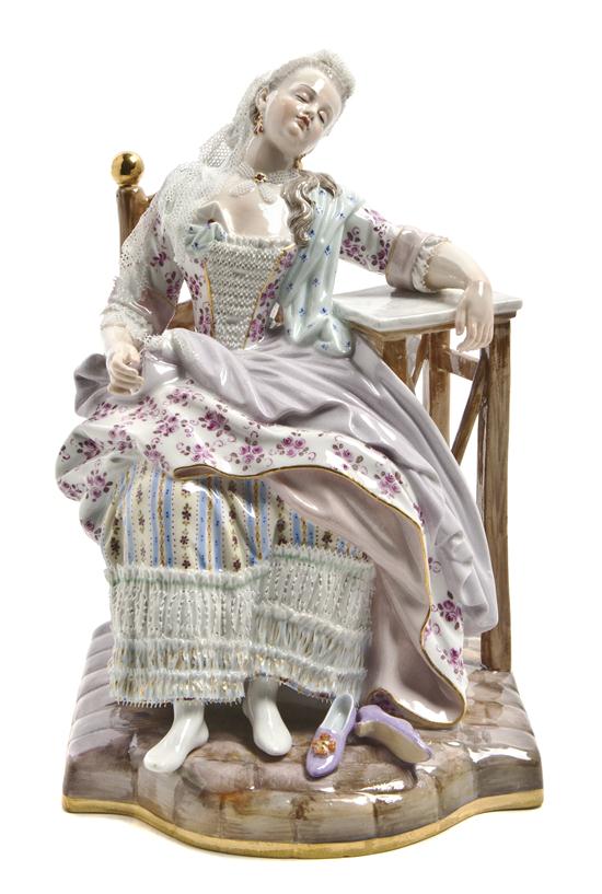 *A Meissen Porcelain Figure depicting
