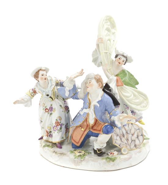 A Meissen Porcelain Figural Group 155e03