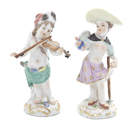 Two Meissen Porcelain Figures each 155e0f
