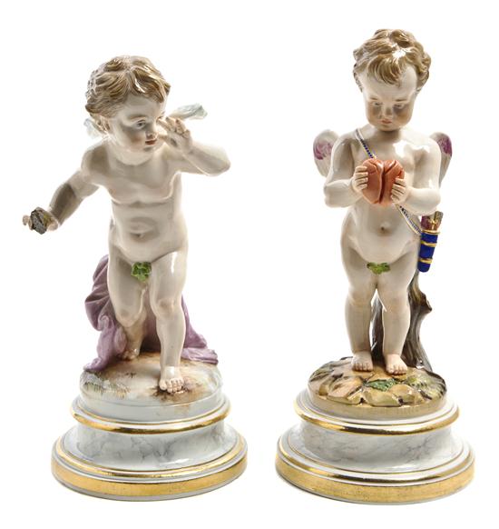  A Pair of Meissen Porcelain Figures 155e11