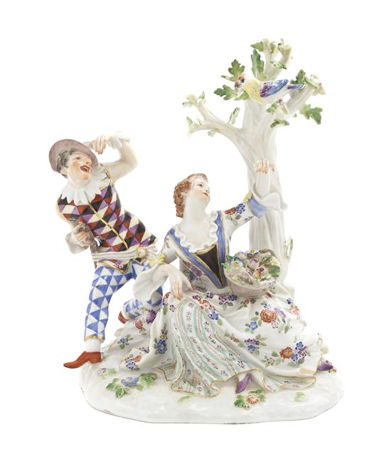 A Meissen Porcelain Figural Group