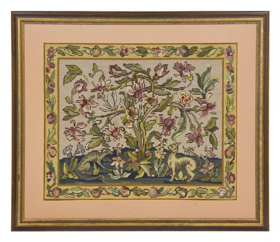  An English Needlepoint Picture 155e3b