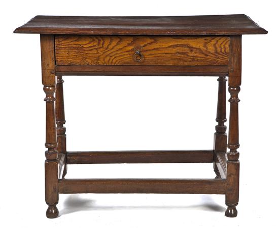 *An English Oak Occasional Table of