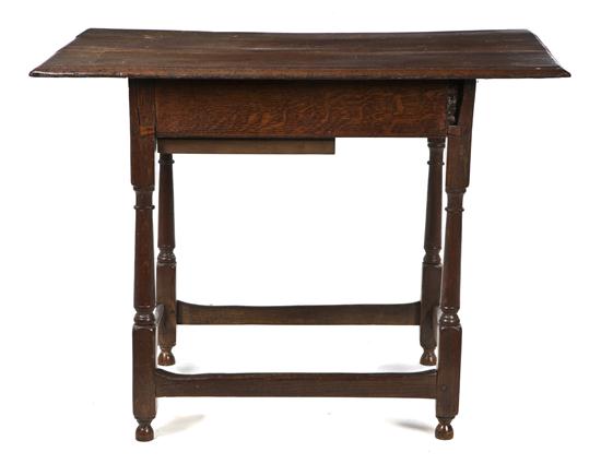 *An English Oak Occasional Table
