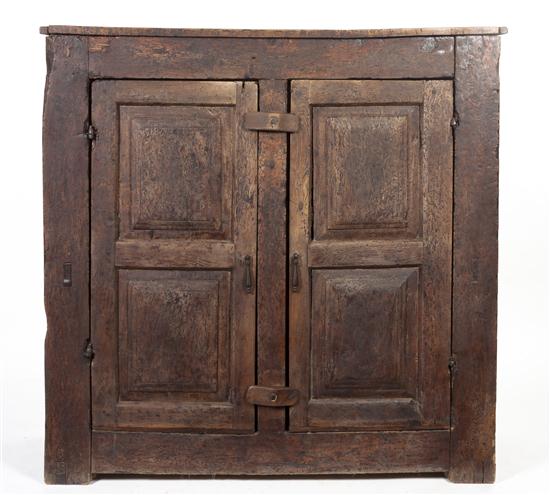 A Provincial Oak Cabinet having