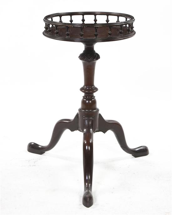 A George III Mahogany Candlestand