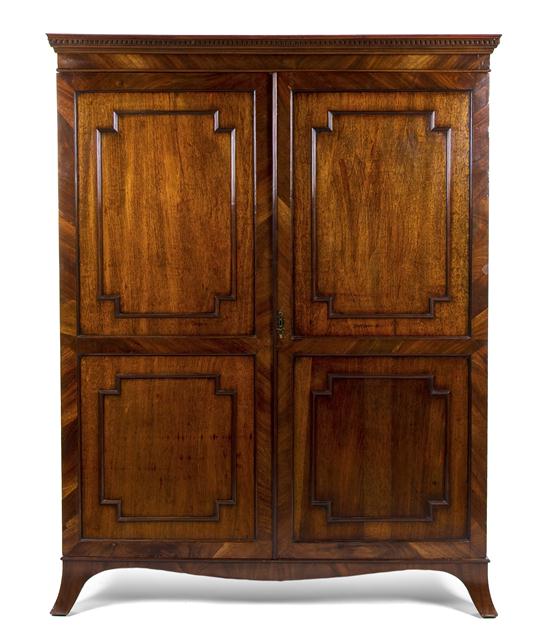 An English Mahogany Armoire having 155eb9