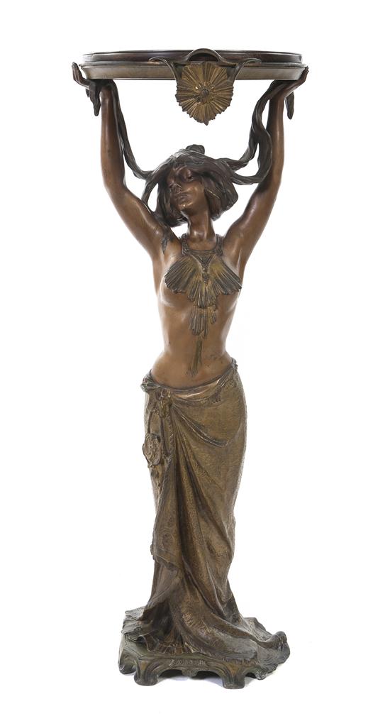 A French Art Nouveau Bronze Figural 155f3b