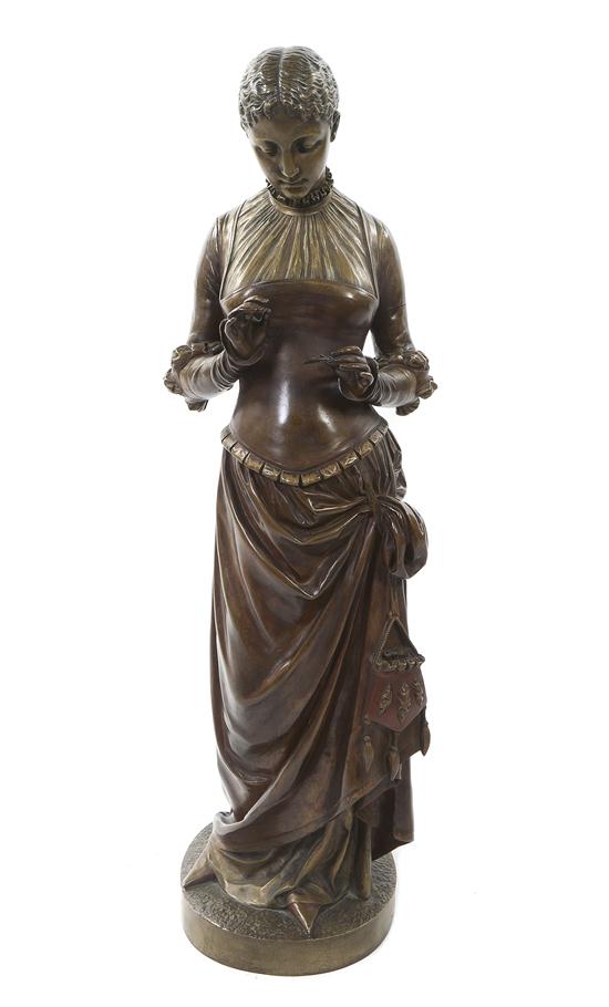  A French Bronze Figural Group 155f3c