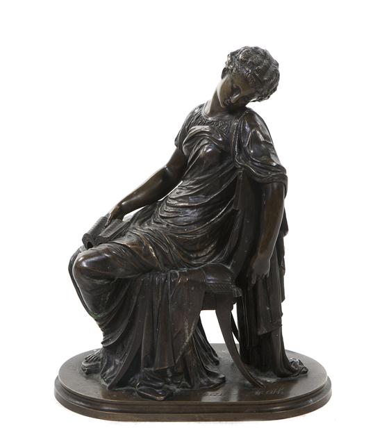 *A French Bronze Figure Mathurin