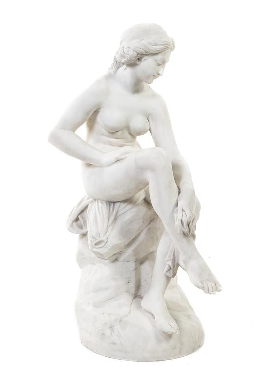 *A Continental Carved Marble Figure