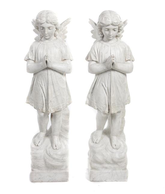 A Pair of Continental Carved Marble 155f70