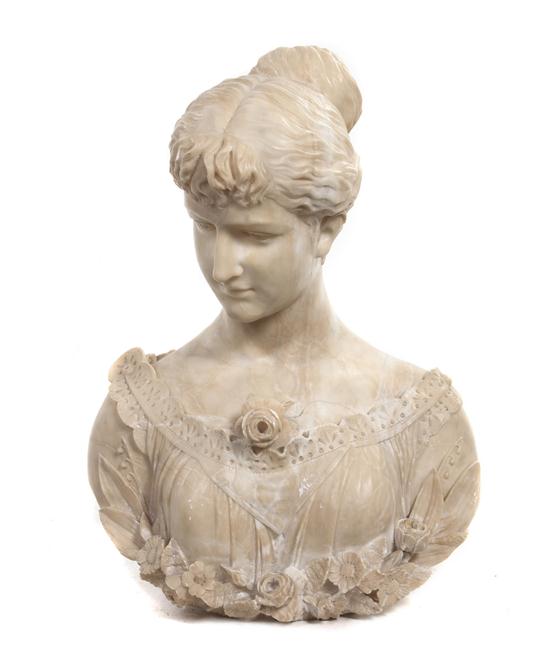 A Continental Marble Bust depicting