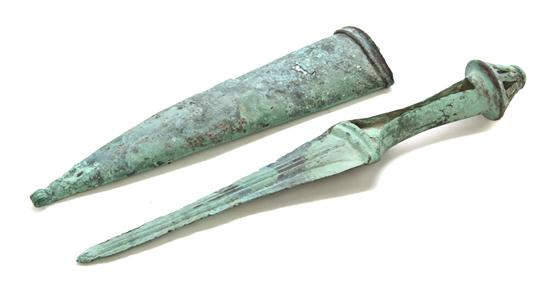 A Mediterranean Bronze Dagger having