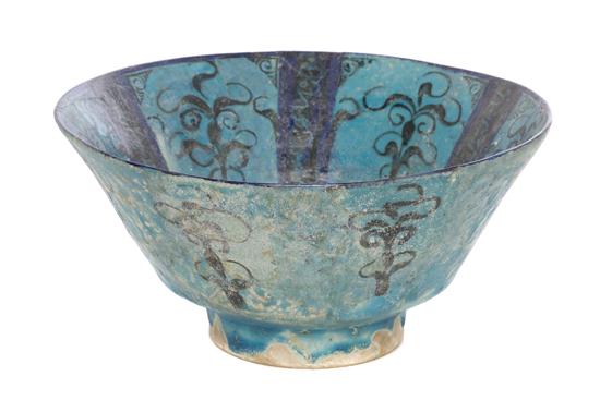 A Kashan Pottery Bowl early 13th