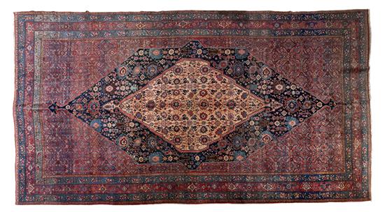 A Bidjar Wool Carpet North Persia