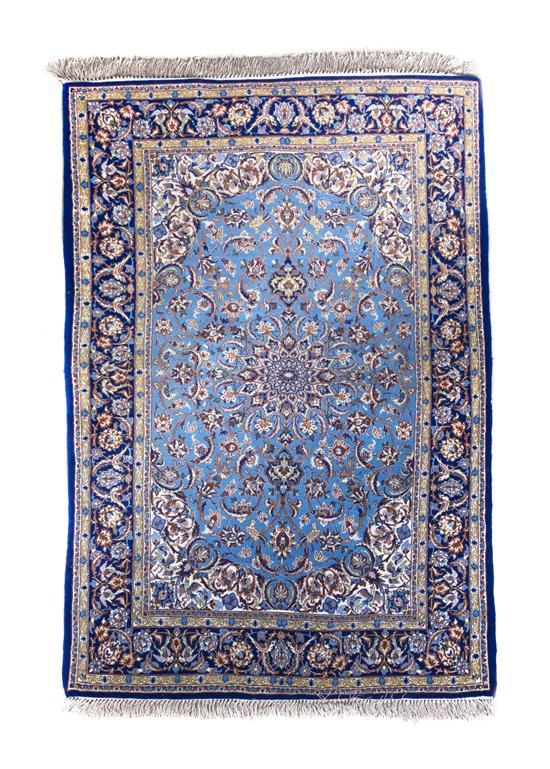 An Isfahan Wool Rug having a center 155fd2