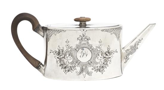 An English Silver Coffee Pot Andrew 155fdf