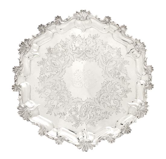 *An English Silver Salver Joseph