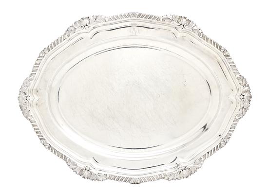 An English Silver Platter Paul 155fec