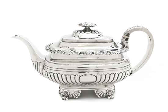 An English Silver Teapot Solomon Royes