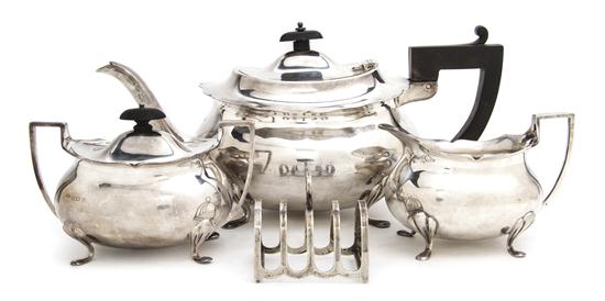 An English Silver Teapot C T Burrows 155ffb