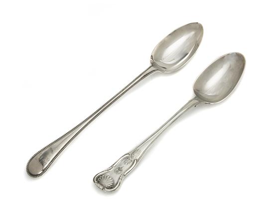 An Irish Silver Serving Spoon Thomas