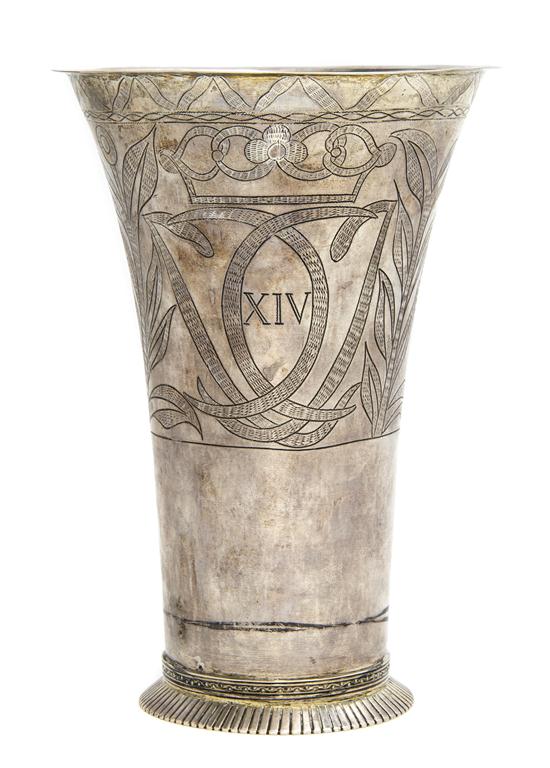 A Swedish Silver Vase Lindquist 15600e