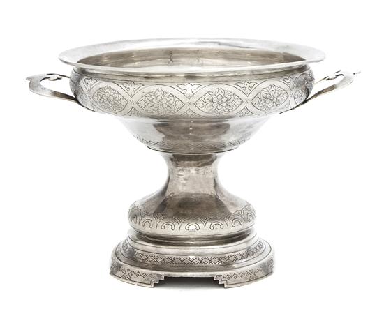 A Russian Silver Compote Moscow 15602e