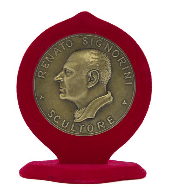 An Italian .800 Silver Medallion