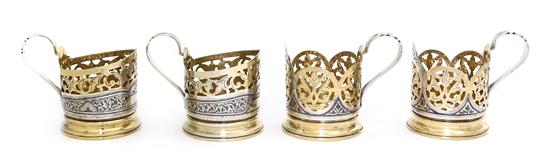 Two Pairs of Russian Parcel Gilt 156029