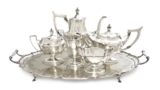 An American Sterling Silver Tea and