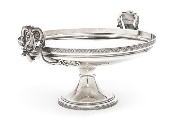 An American Sterling Silver Compote