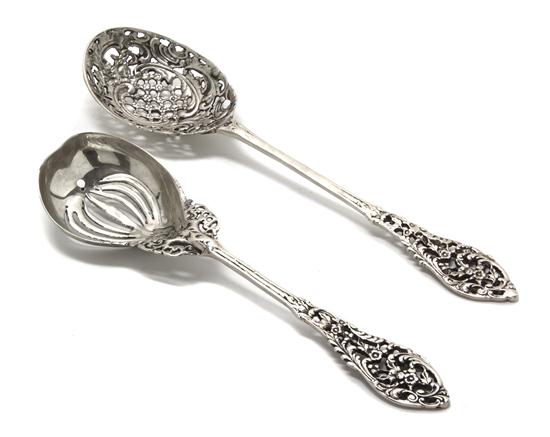 Two American Sterling Silver Serving