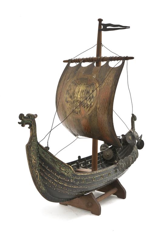 *A Silvered Model of a Viking Long Boat