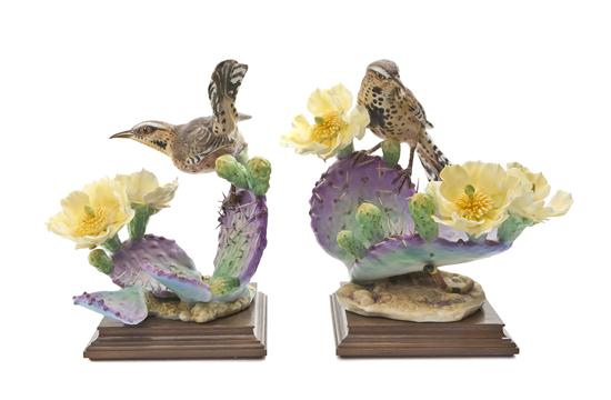 A Pair of Royal Worcester Dorothy 15609f