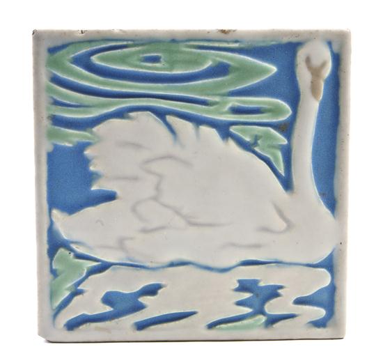  A Rookwood Pottery Tile depicting 1560bd