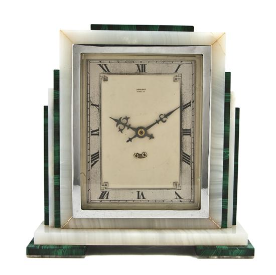 An English Art Deco Onyx Malachite 156122