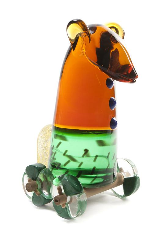 *A Murano Glass Chess Piece Martin