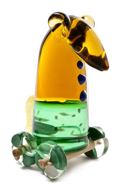 *A Murano Glass Chess Piece Martin