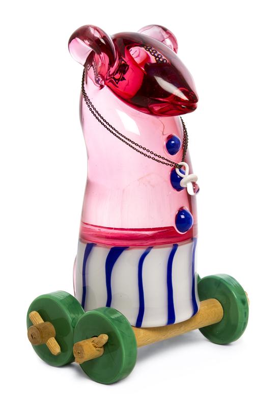 *A Murano Glass Chess Piece Martin