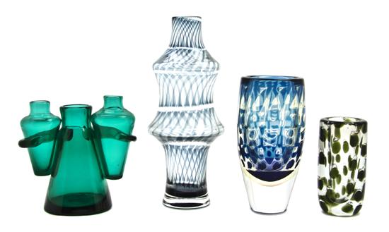 *An Orrefors Ariel Glass Vase Ingborg