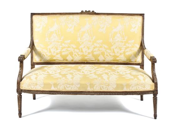 A Louis XVI Style Settee having 156189