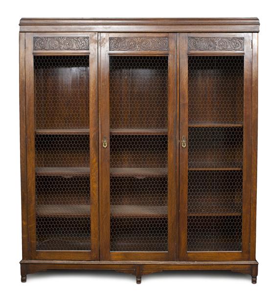 A French Provincial Oak Cabinet