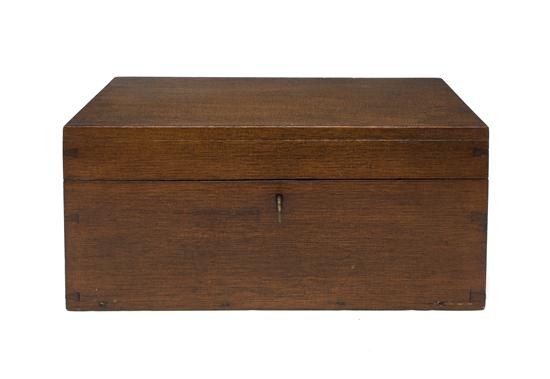 A Carved Walnut Box of rectangular 1561eb