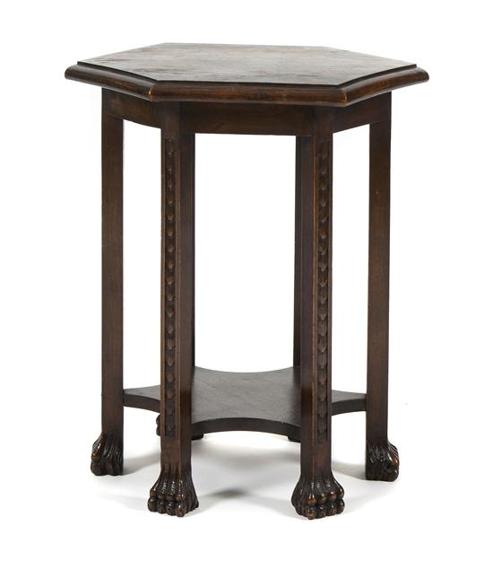 An American Oak Occasional Table having